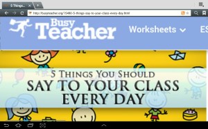 5 things you should say to your class